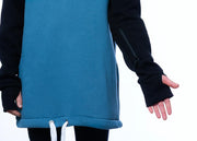 Fashion bro! chill n’shred hoodie (slate blue/black)