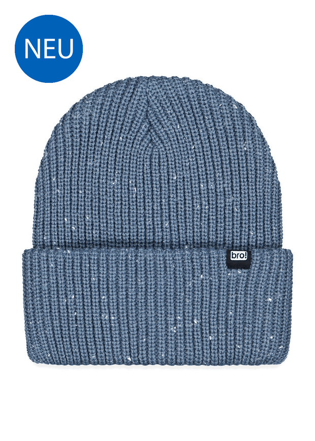 Accessories bro! Waffle Beanie slate blue/white
