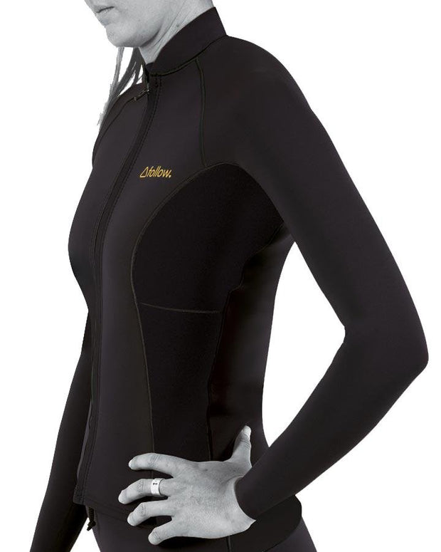 Wetsuit & Protection FOLLOW Atlantis Ladies FZ Wetty Top black 2020