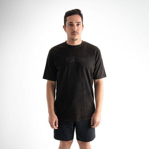 Fashion FOLLOW Corp Stone Tee black