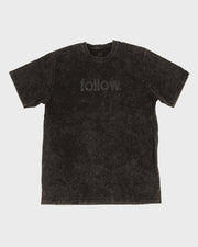 Fashion FOLLOW Corp Stone Tee black