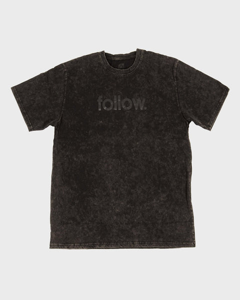 Fashion FOLLOW Corp Stone Tee black