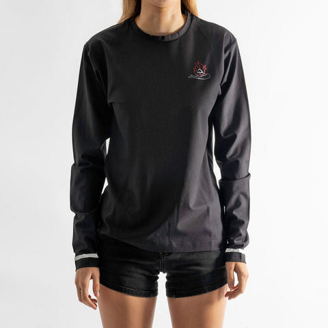 Wetsuit & Protection FOLLOW Corp wms L/S Hydro Tee charcoal