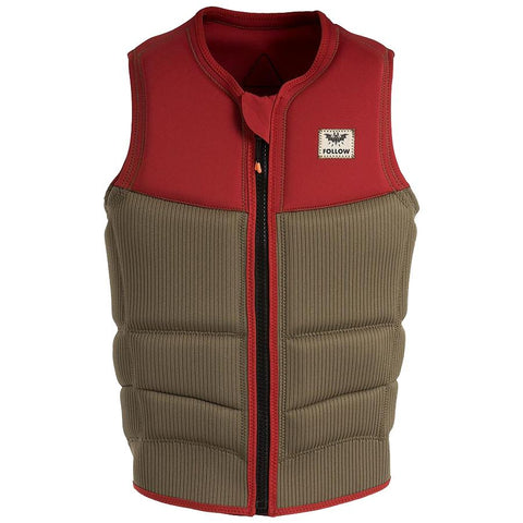 Wetsuit & Protection FOLLOW Mitch Pro Impact Vest dusty red 2019
