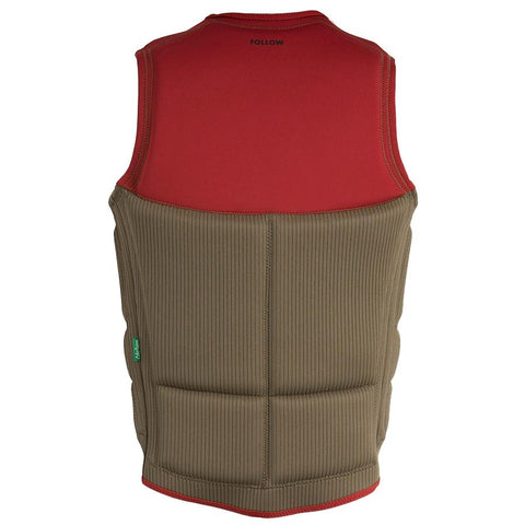 Wetsuit & Protection FOLLOW Mitch Pro Impact Vest dusty red 2019