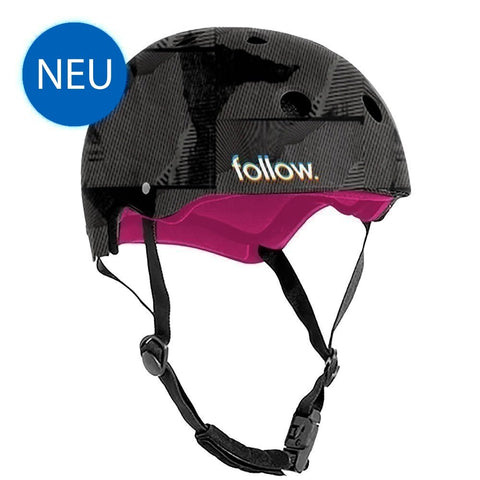 Wetsuit & Protection FOLLOW Pro Graphic Helmet Order black