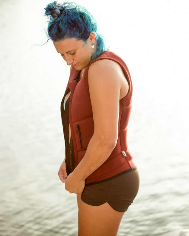 Wetsuit & Protection FOLLOW S.P.R Entree Ladies Impact Jacket rust 2021