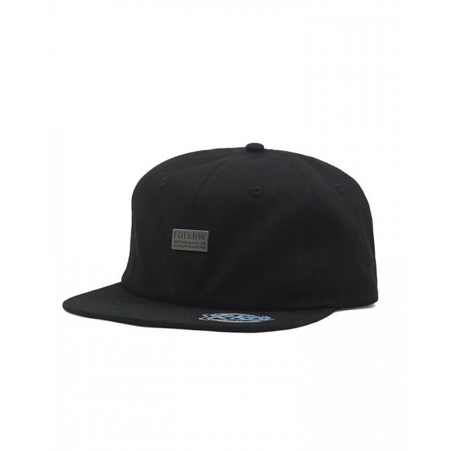 Fashion FOLLOW Stamped Formless Cap green