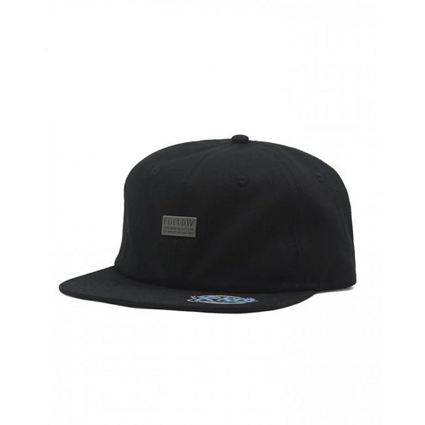 Fashion FOLLOW Stamped Formless Cap green