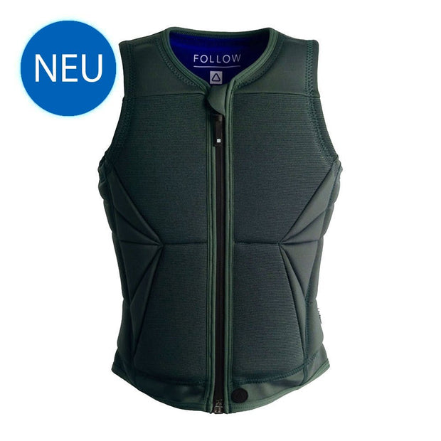 Wetsuit & Protection FOLLOW The Rosa Impact Girls Vest oliv 2023