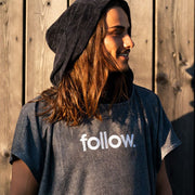 Accessories FOLLOW Towelie Poncho black/grey L