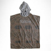 Accessories FOLLOW Towelie Poncho brown/grey L