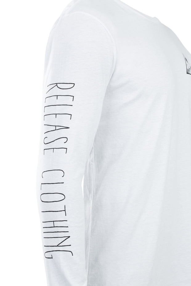 Fashion RELEASE Freedom Longsleeve unisex white