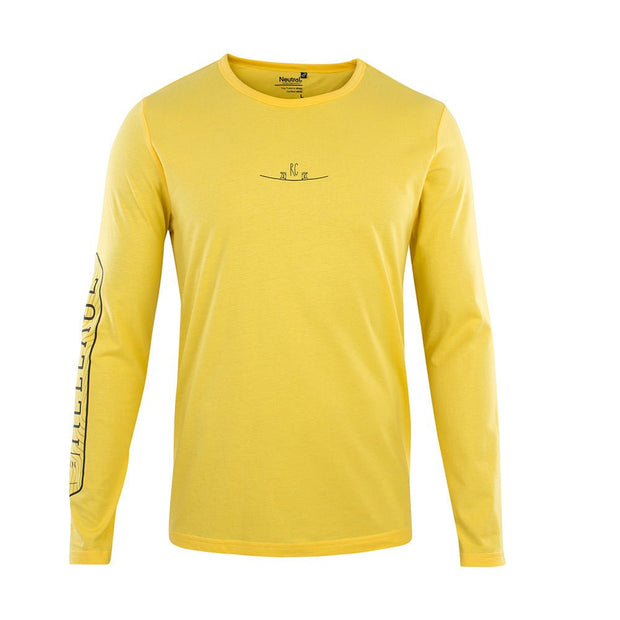 Fashion RELEASE Waves Longsleeve yellow unisex