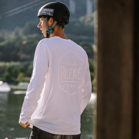 Fashion RELEASE White Longsleeve unisex