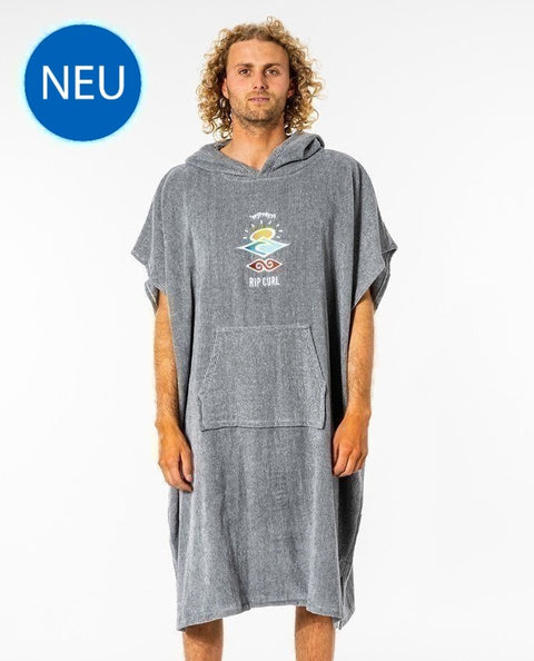 Fashion RIP CURL Icons Hooded Towel grey
