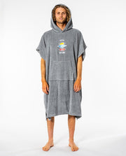 Fashion RIP CURL Icons Hooded Towel grey