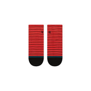 Fashion Stance Red Fade Quarter Socken